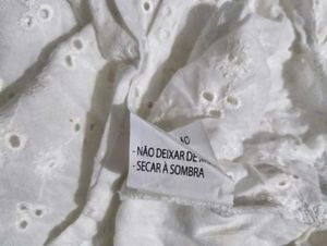 White Broderie Anglaise Crop Top