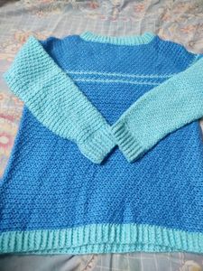 Blue  Sweater