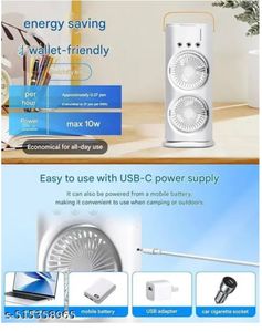 Dual Fan Tower Air Conditioner wdt Remote New Tag