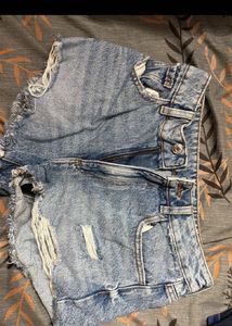 denim shorts