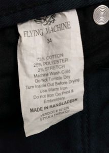 Flying Machine Men's Navy Jogger Pants