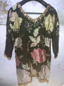 Designer Embroidered sharara set