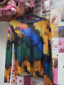 Abstract Print Mesh Top