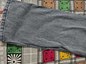Grey Cargo Y2K high waist Jeans