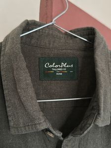 Classic Olive Green Button-Up Shirt