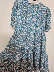 Cute Blue Color Dress