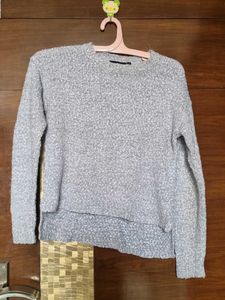 Blue Knit Sweater