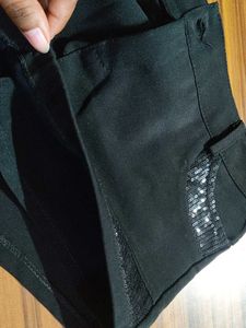 Stylish Black Sequin Shorts