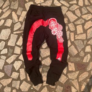 Evisu Black sweatpants