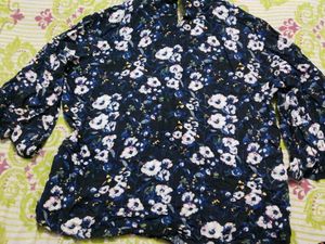 Floral Print Long Sleeve Top