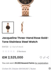 Fossil Rose Gold Watch