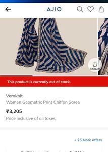 ❤️❤️Elegant Striped Saree ❤️❤️