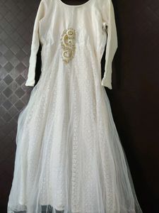 White wedding Gown