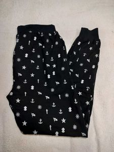 unisex Nautical Print Jogger Pants