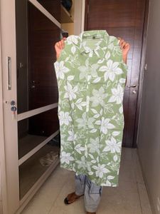 Green Floral three piece set