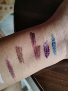 Glitter Blue Eyeshadow Colour