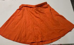 New Orange Skirt-A Line Fame Forever 4-6 Yrs