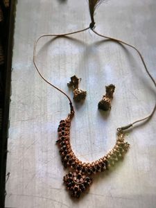 Elegant Pendant Necklace &amp; Earrings Set