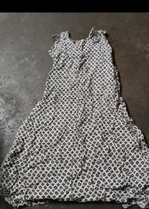 Chic Geometric Print Sleeveless Dress