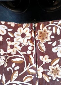 Floral Print Wide Leg Pants