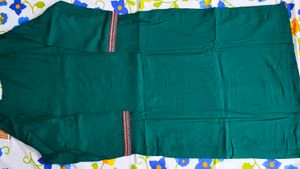 Emerald Green Embroidered Kurti