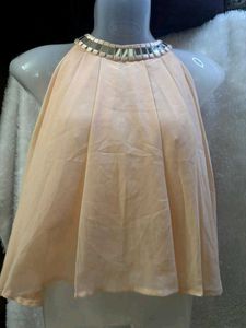 Peach Halter Top
