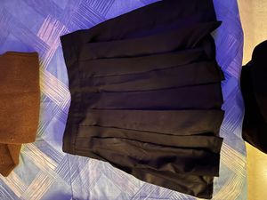 Black Pleated Skirt
