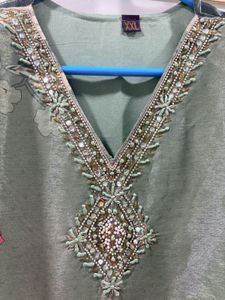 Chic Embellished Designed Kurta Dupatta set