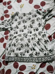 Boho Floral Print Tunic Top