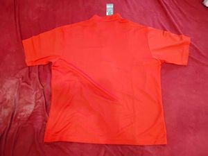Coral Short Sleeve Quarter Zip Polo T-Shirt