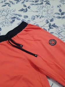 Coral Lounge Pants with Drawstring