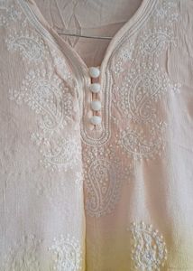 Ombre Chikankari Kurta