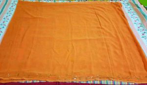 Party Wear Saree(Orange Colour)
