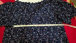Floral Print Peter Pan Collar top