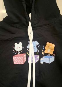 Cute black stylish hoodie