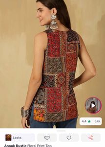 Anouk Rustic Floral Prin Top size SMALL