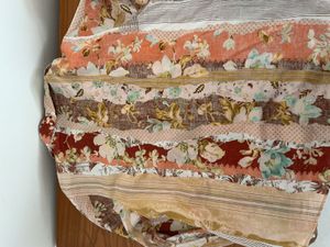 Unique Patchwork Cotton Blend Shirt
