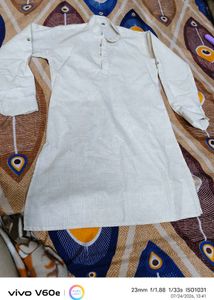 Hand-painted Lotus Kurta set for kids