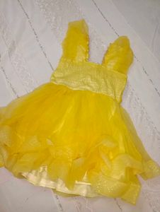 Cute Yellow Party Dress