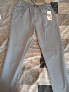 Comfortable Grey Casual Pants