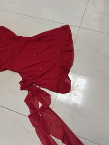 Sparkly Red Mini Dress💋