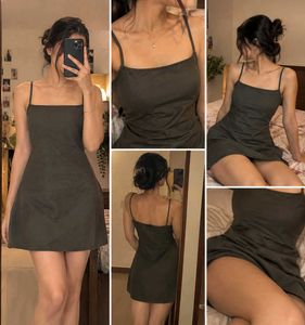 Chic Spaghetti Strap Mini Dress