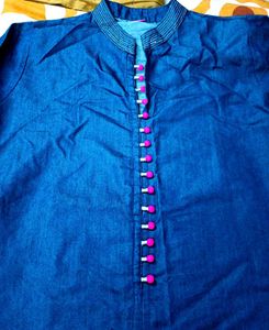 Stylish Denim Kurti