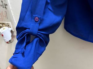 Vibrant Blue Long Sleeve shirt