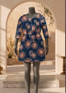 Boho Print A-Line Dress