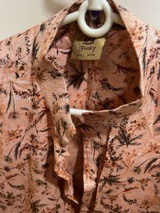 Stylish Floral Print Kurta