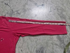 Pink Long Sleeve Top