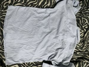 Sky-blue Small Check Shirt