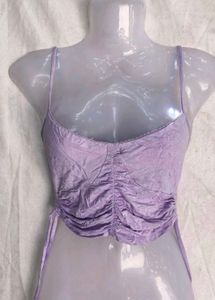 Lilac Ruched Cami Top