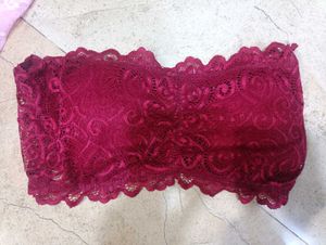 Lace Bandeau Bra Set